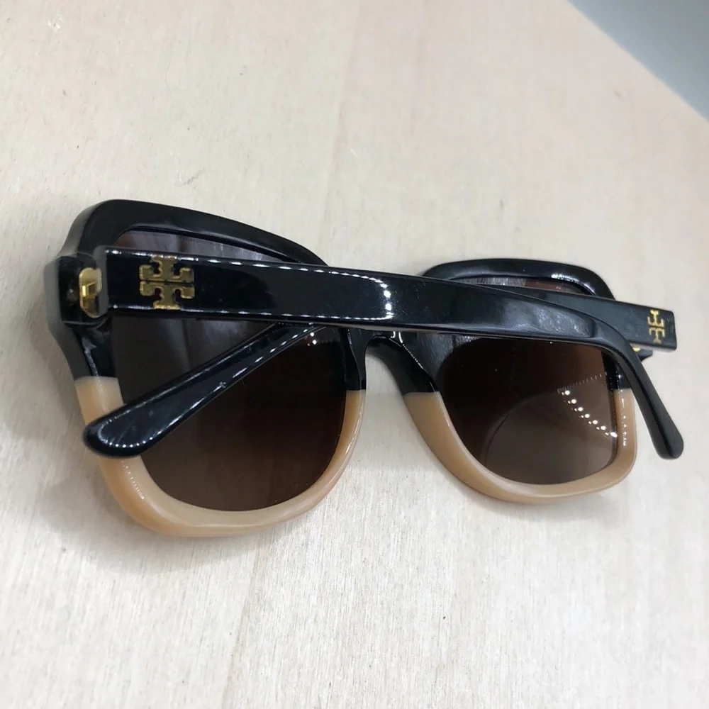 TORY BURCH 7102 Sunglasses in color 1236T5 square colorblock Polarized Authentic